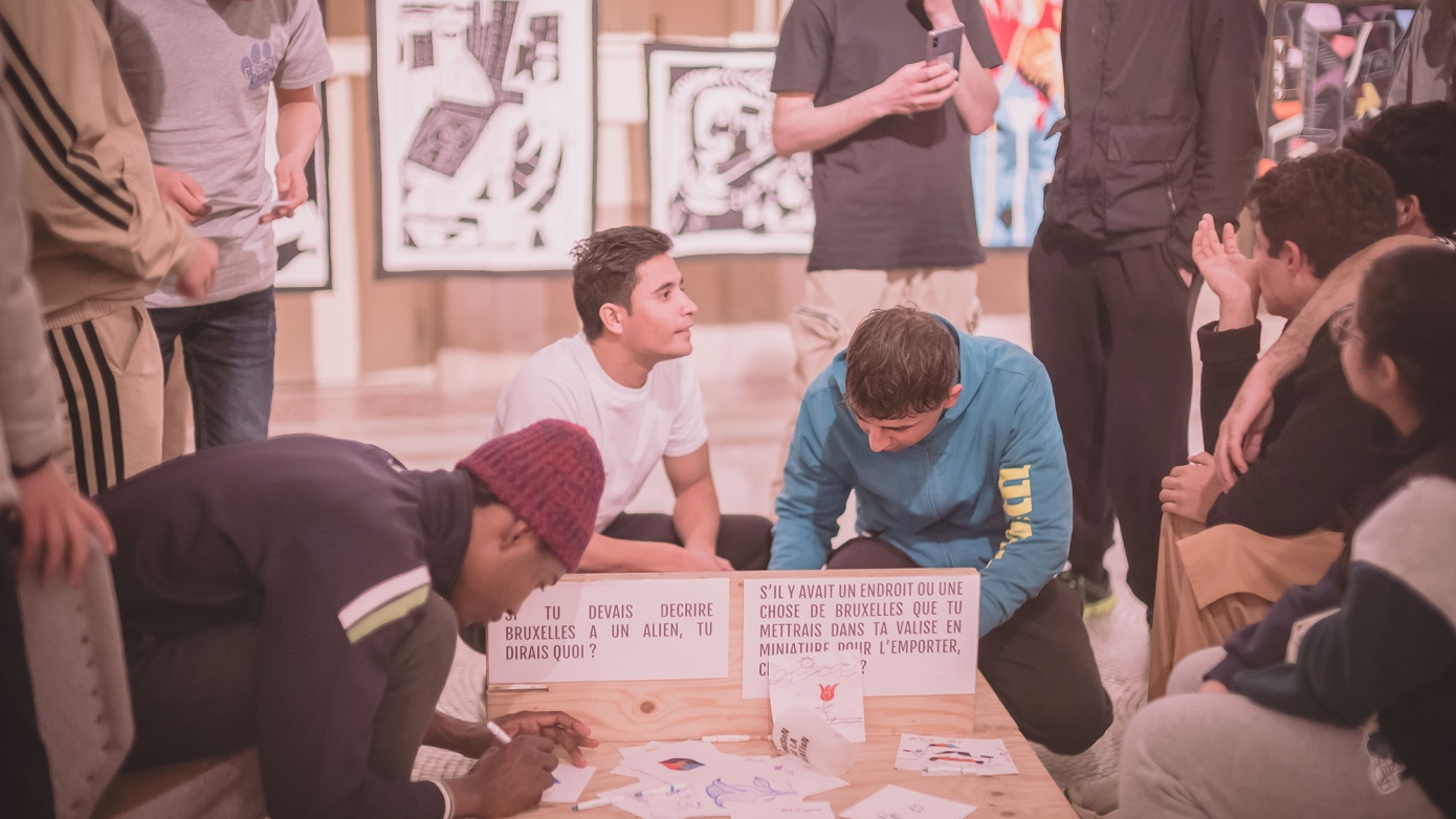 Visite et workshop avec Maninelkaos