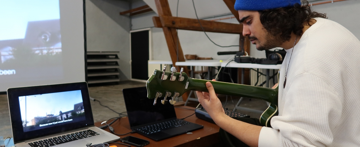 Eric G Foy and Shade Cumini in residency at Kufa