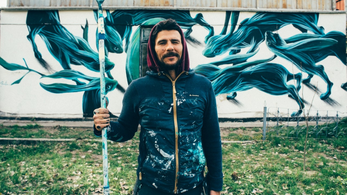 Intervention artistique Pantonio