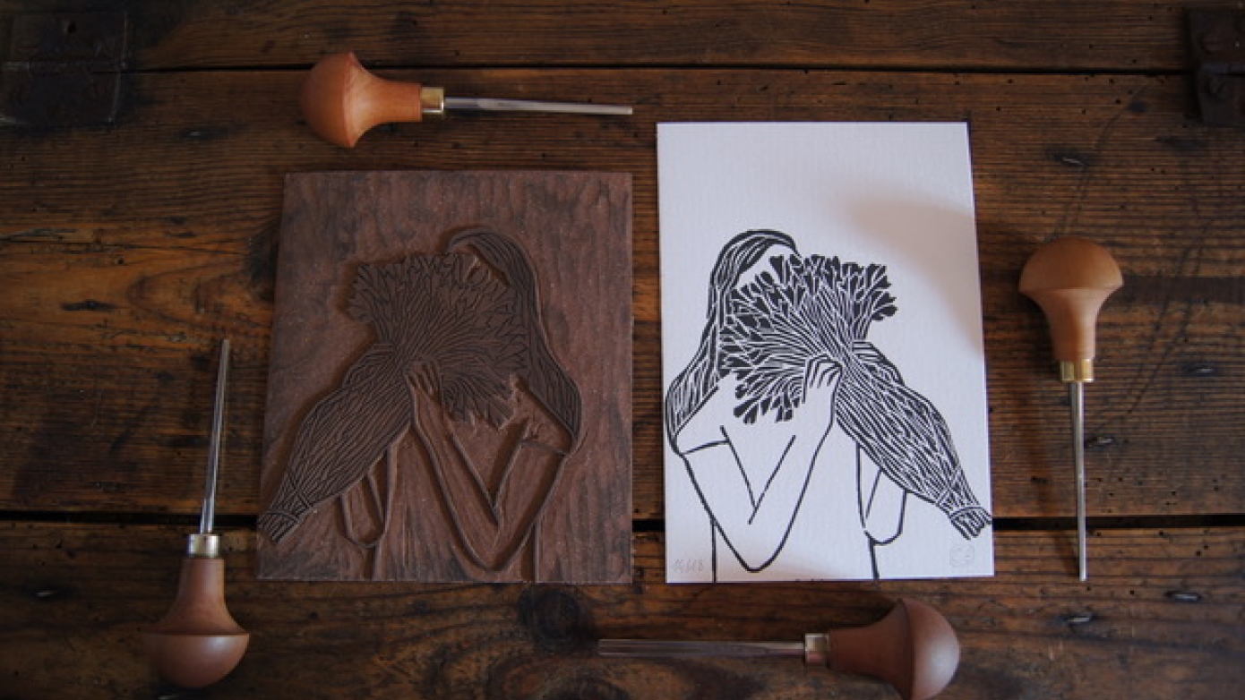 Workshop zine & linogravure  avec Clémentine de Turbochat (COMPLET)