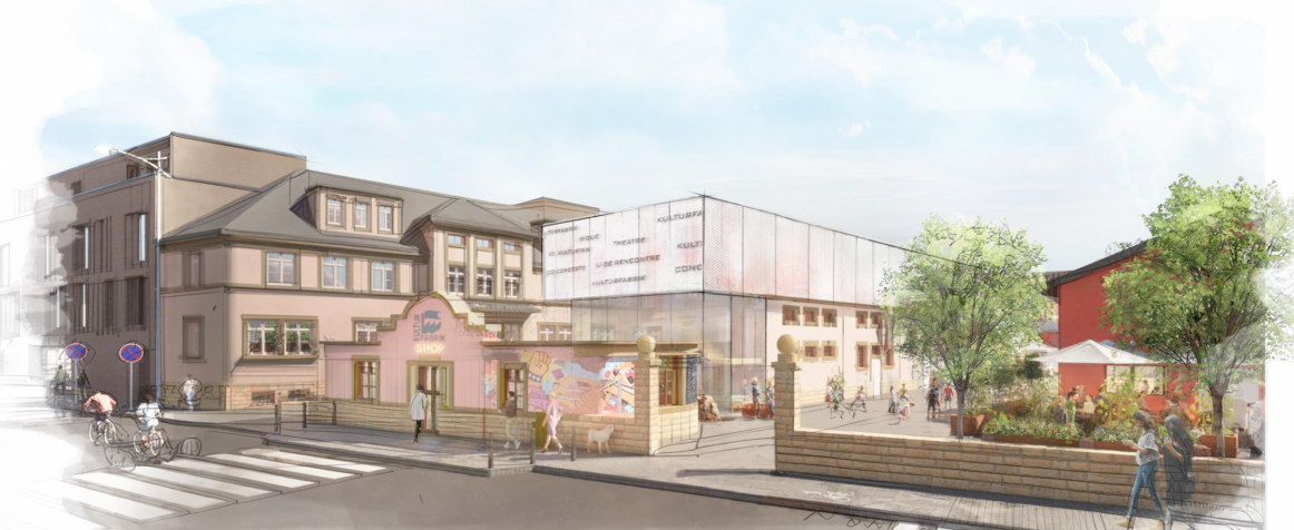 Le pré-projet de rénovation de la Kultufabrik