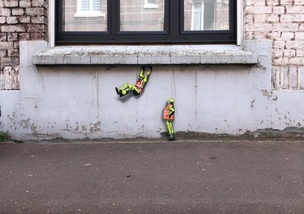 Intervention artistique Jaune